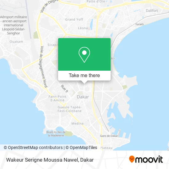 Wakeur Serigne Moussa Nawel map