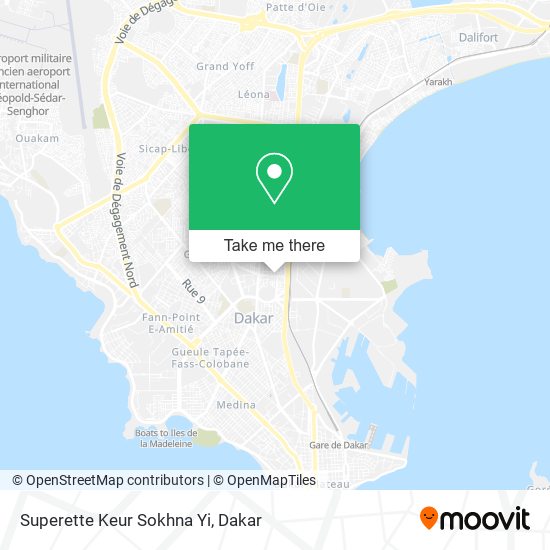 Superette Keur Sokhna Yi map