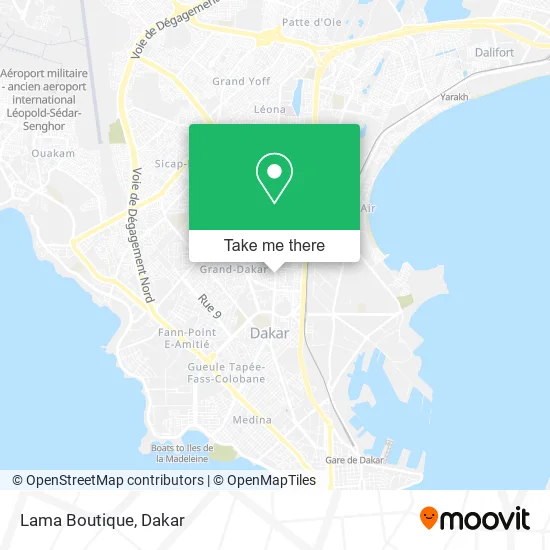 Lama Boutique map