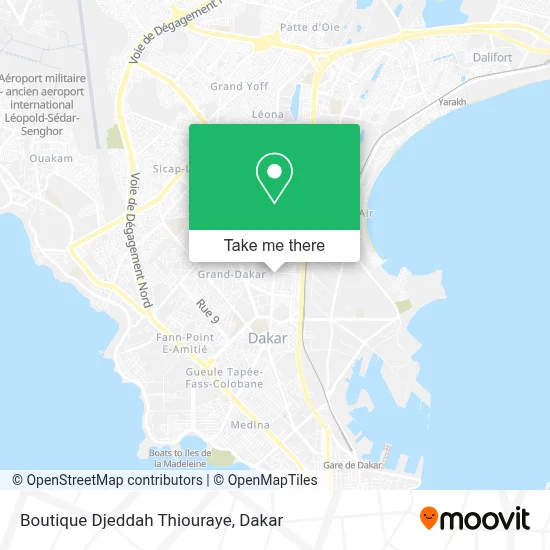 Boutique Djeddah Thiouraye map