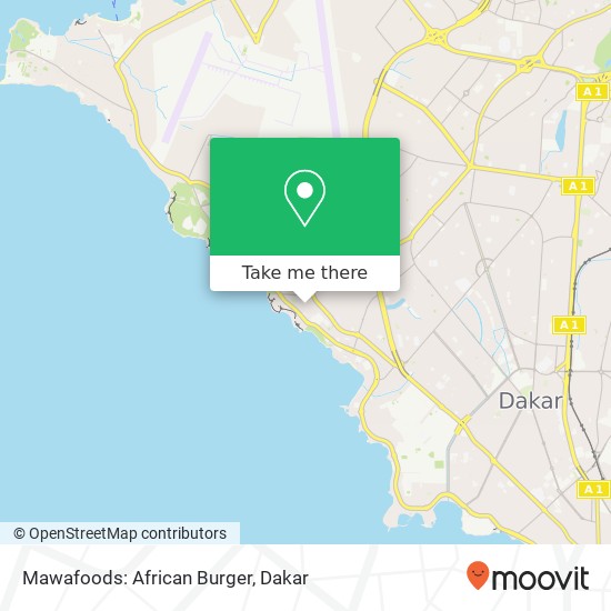 Mawafoods: African Burger map