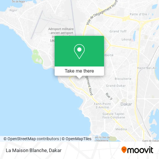 La Maison Blanche map