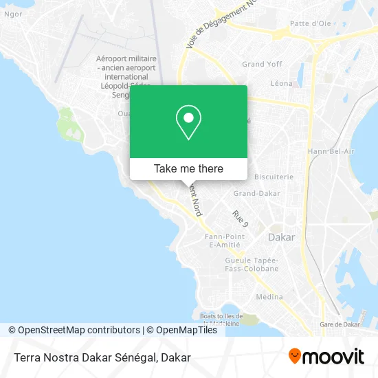 Terra Nostra Dakar Sénégal map
