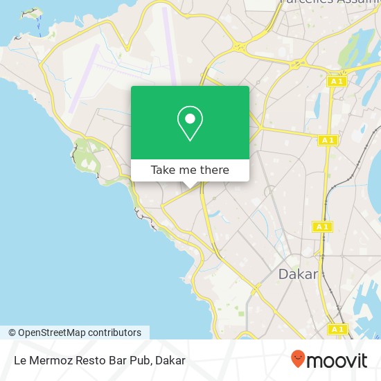 Le Mermoz Resto Bar Pub map