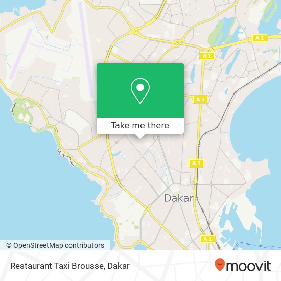 Restaurant Taxi Brousse map
