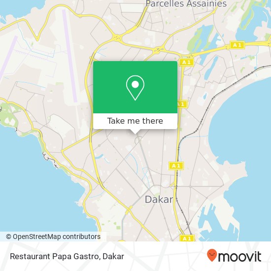 Restaurant Papa Gastro map
