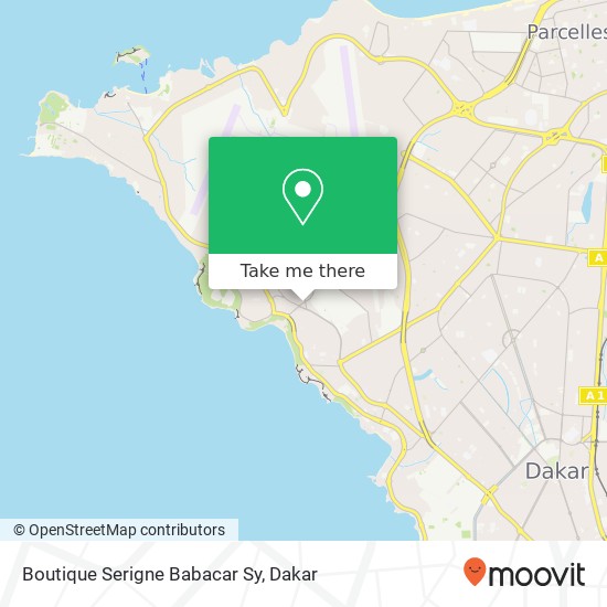 Boutique Serigne Babacar Sy map