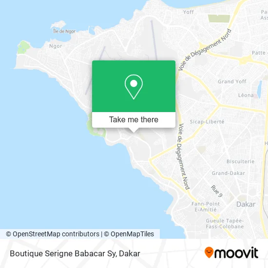 Boutique Serigne Babacar Sy map