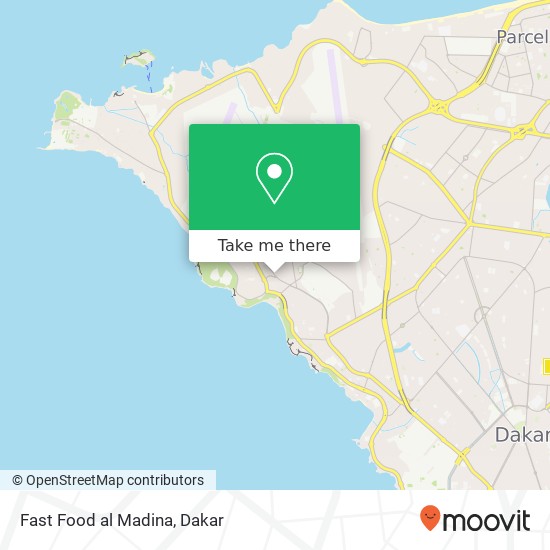 Fast Food al Madina map