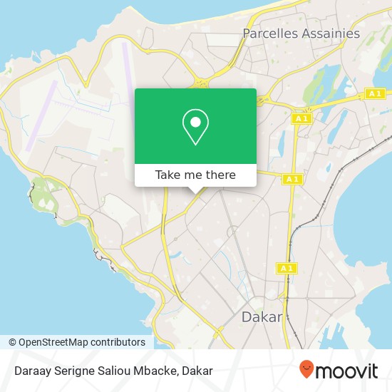 Daraay Serigne Saliou Mbacke map
