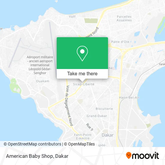 American Baby Shop map