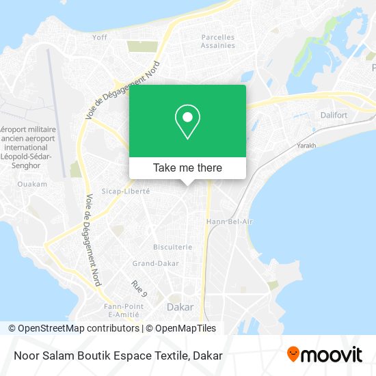 Noor Salam Boutik Espace Textile map