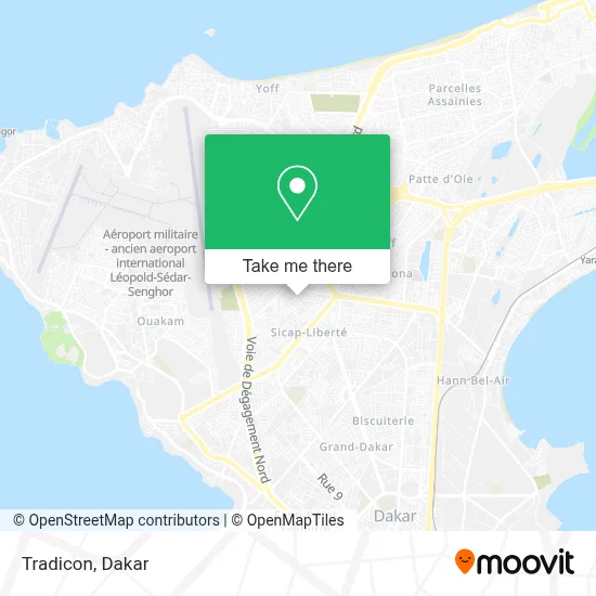 Tradicon map