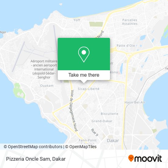 Pizzeria Oncle Sam map