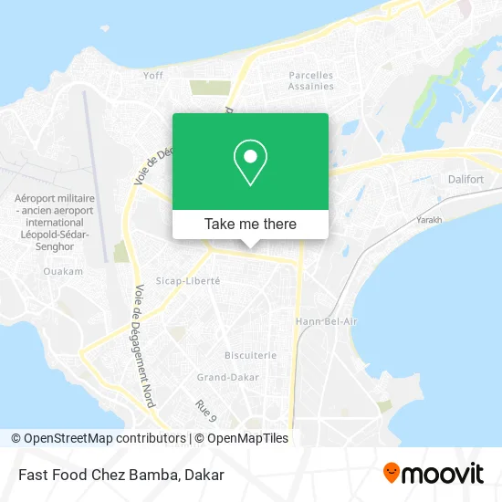 Fast Food Chez Bamba map