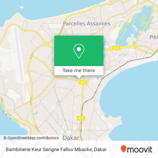 Bambinerie Keur Serigne Fallou Mbacke map