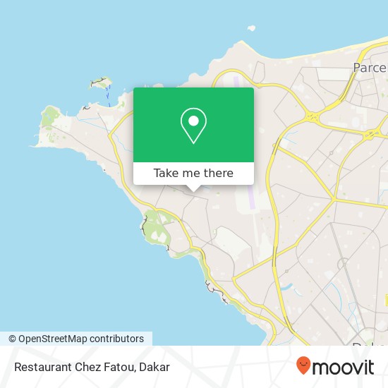 Restaurant Chez Fatou map