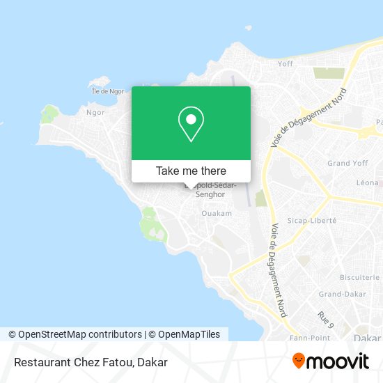 Restaurant Chez Fatou map