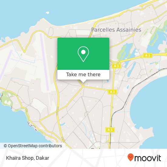 Khaïra Shop map