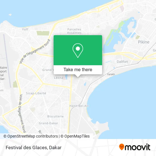 Festival des Glaces map