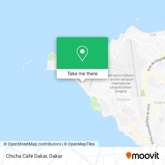 Chicha Café Dakar map