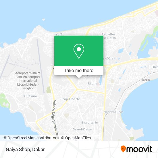 Gaiya Shop map