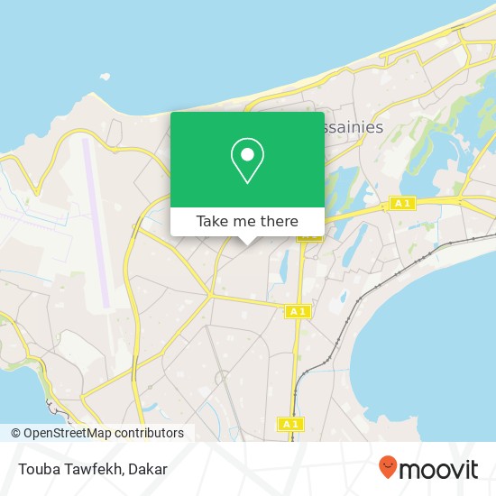 Touba Tawfekh map
