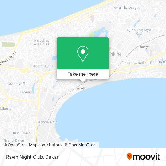 Ravin Night Club map