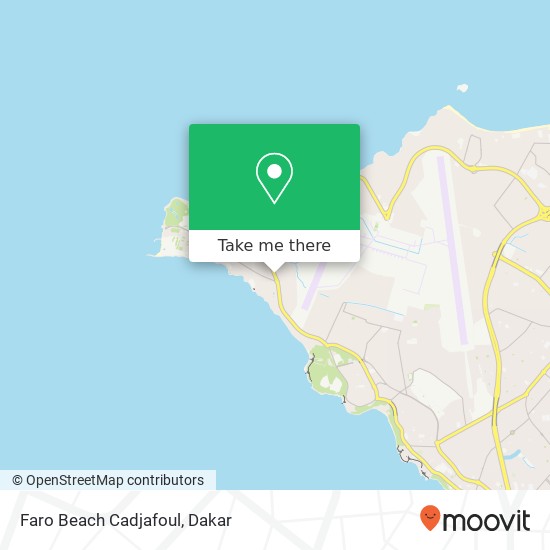 Faro Beach Cadjafoul map