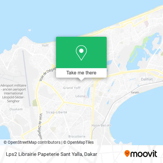 Lps2 Librairie Papeterie Sant Yalla map
