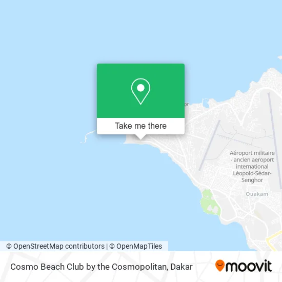 Cosmo Beach Club by the Cosmopolitan map