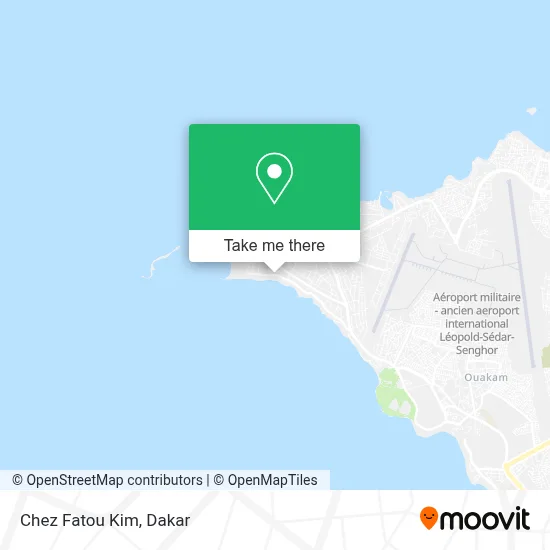 Chez Fatou Kim map