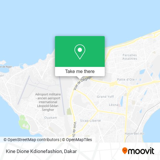 Kine Dione Kdionefashion map