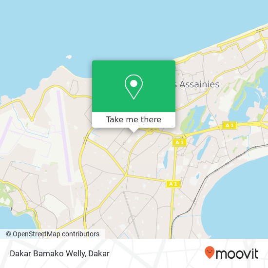 Dakar Bamako Welly map