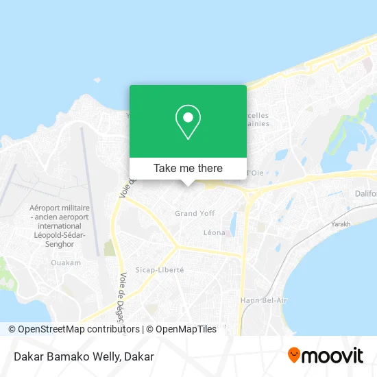 Dakar Bamako Welly map