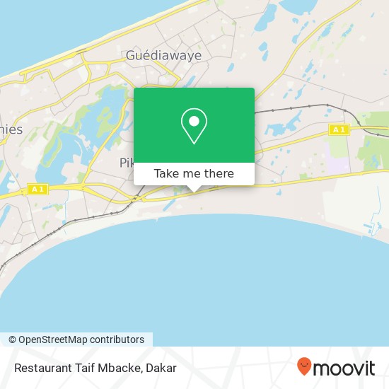 Restaurant Taif Mbacke map