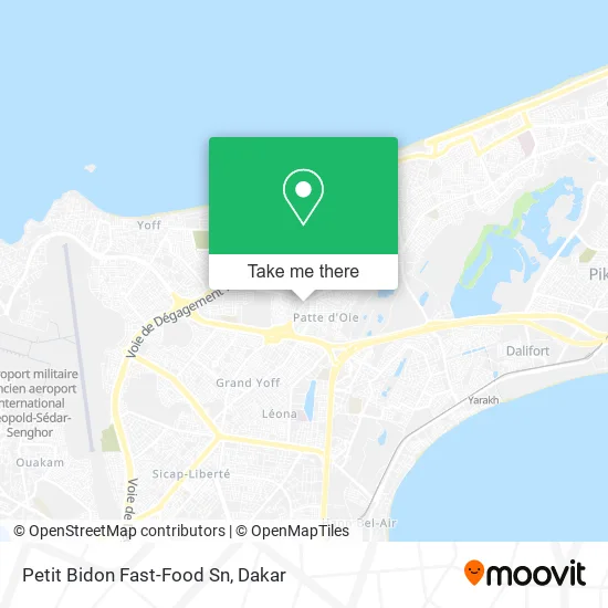 Petit Bidon Fast-Food Sn map
