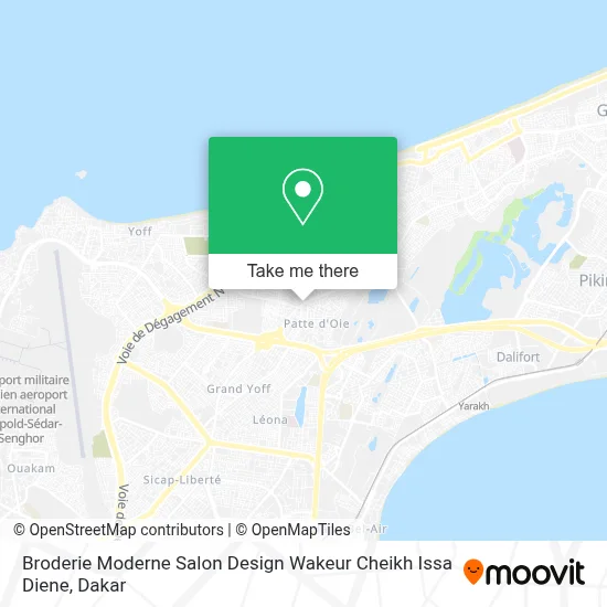 Broderie Moderne Salon Design Wakeur Cheikh Issa Diene map