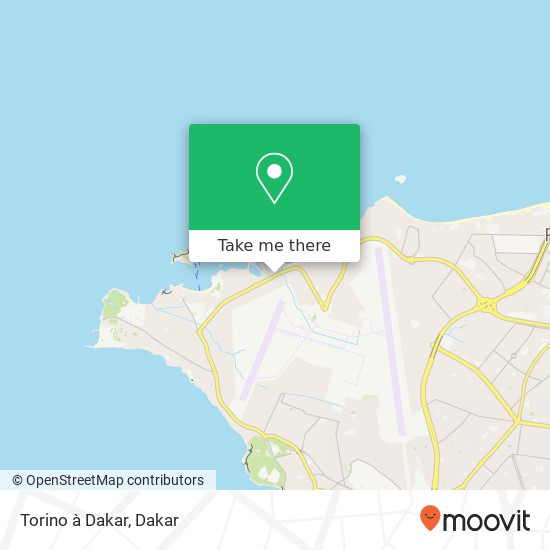 Torino à Dakar map