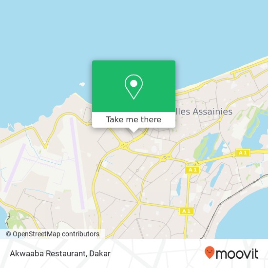 Akwaaba Restaurant map
