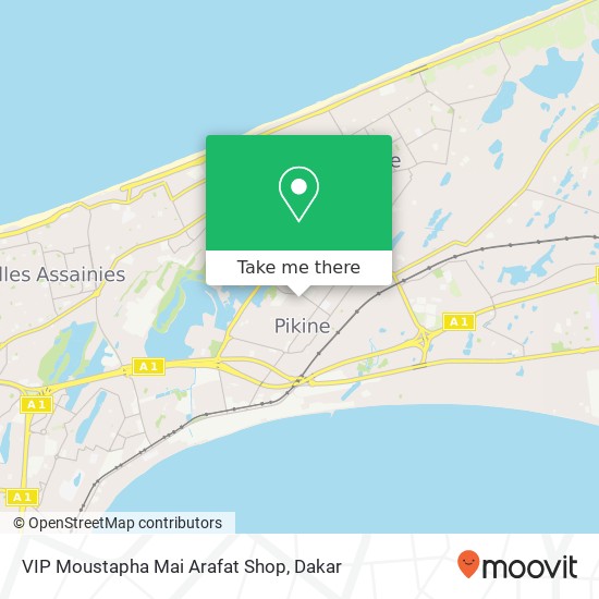 VIP Moustapha Mai Arafat Shop map