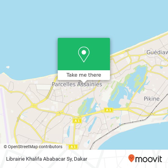 Librairie Khalifa Ababacar Sy map