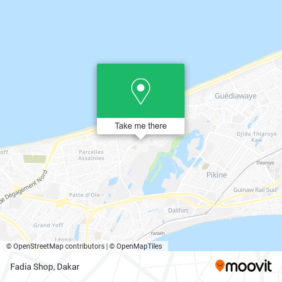 Fadia Shop map