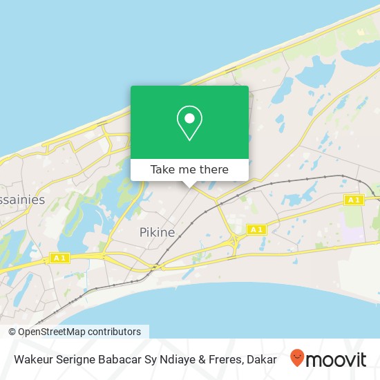 Wakeur Serigne Babacar Sy Ndiaye & Freres map