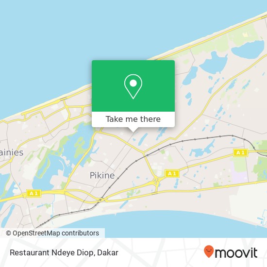 Restaurant Ndeye Diop map