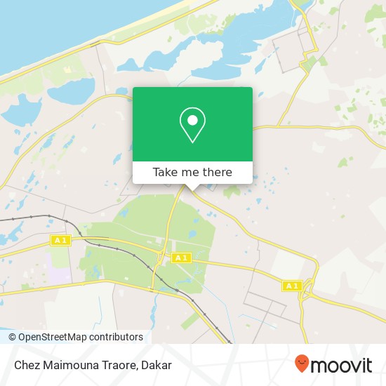 Chez Maimouna Traore map