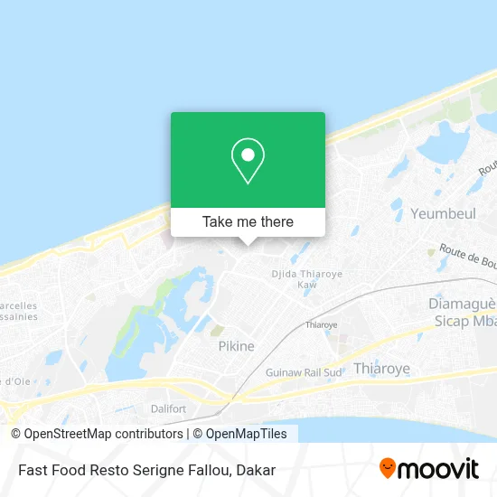 Fast Food Resto Serigne Fallou map