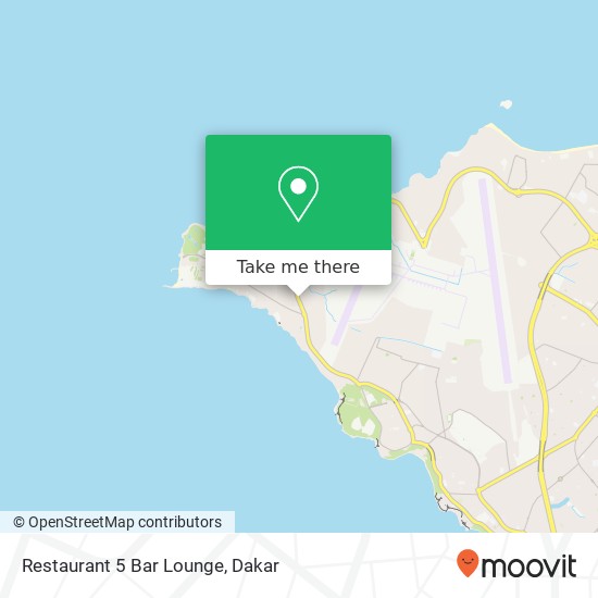 Restaurant 5 Bar Lounge map