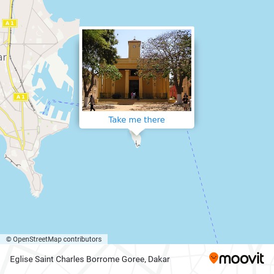Eglise Saint Charles Borrome Goree map
