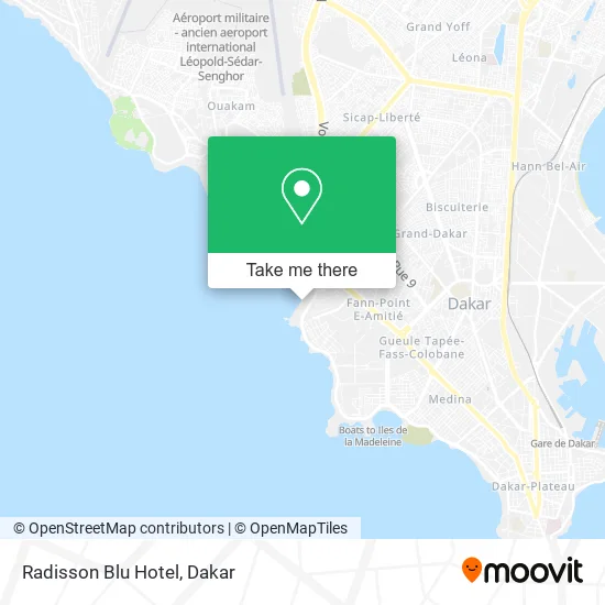 Radisson Blu Hotel map
